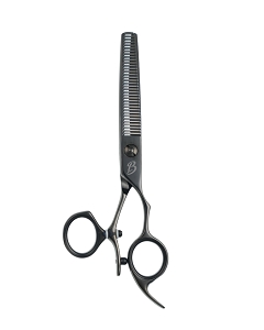 SWK 6 inch Black Swivel 35-Tooth Hair Cutting Thinning Shear