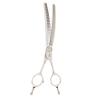7" BP Trinity 60 Tooth Curved Thinner Grooming Shear 